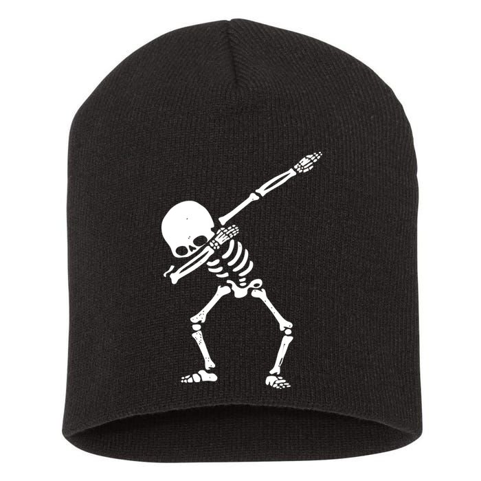 Dabbing Skeleton Dab Short Acrylic Beanie