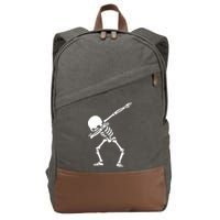 Dabbing Skeleton Dab Cotton Canvas Backpack