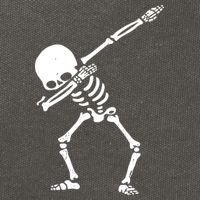 Dabbing Skeleton Dab Cotton Canvas Backpack
