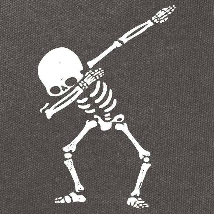 Dabbing Skeleton Dab Cotton Canvas Backpack