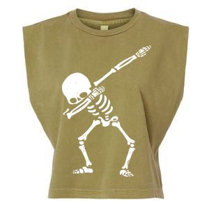 Dabbing Skeleton Dab Garment-Dyed Women's Muscle Tee