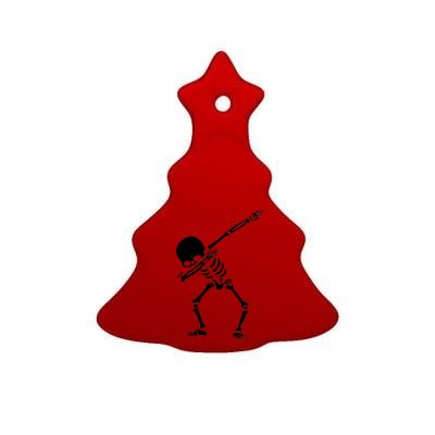 Dabbing Skeleton Dab Ceramic Tree Ornament