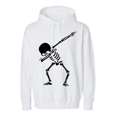 Dabbing Skeleton Dab Garment-Dyed Fleece Hoodie