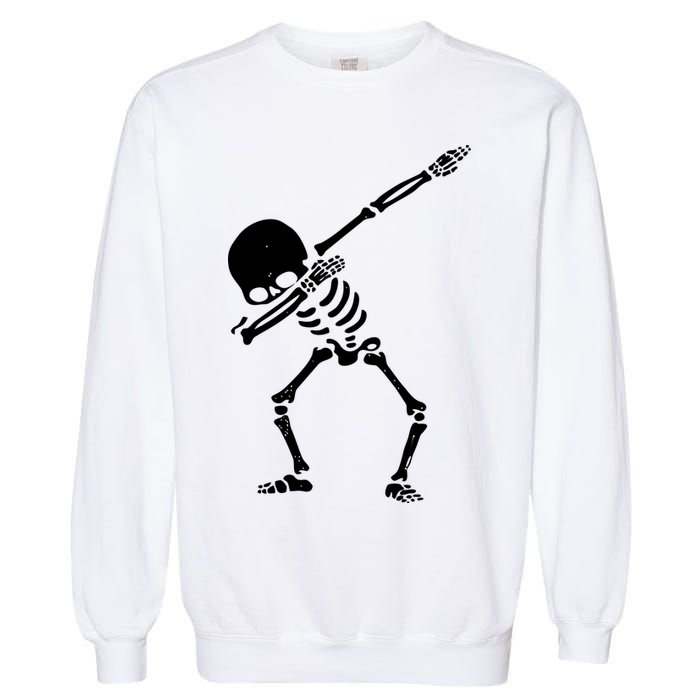 Dabbing Skeleton Dab Garment-Dyed Sweatshirt