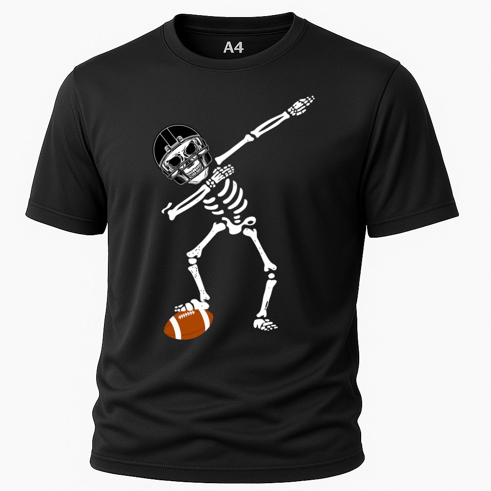 Dabbing Skeleton Football Dab Touchdown TD Performance Shirt