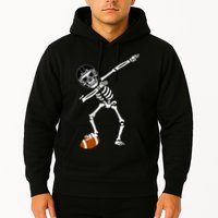 Dabbing Skeleton Football Dab Touchdown TD Hoodie