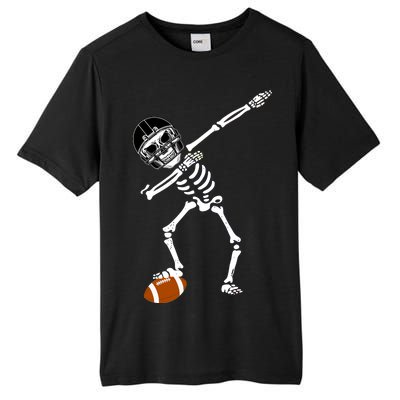 Dabbing Skeleton Football Dab Touchdown TD Tall Fusion ChromaSoft Performance T-Shirt