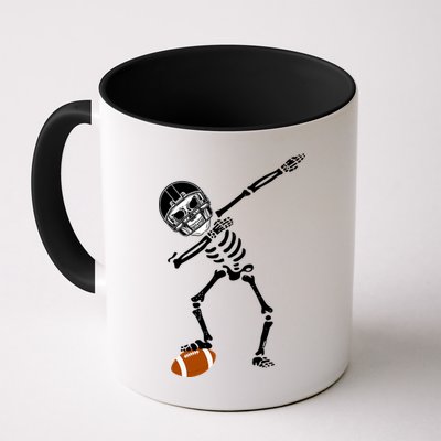 Dabbing Skeleton Football Dab Touchdown TD Mug