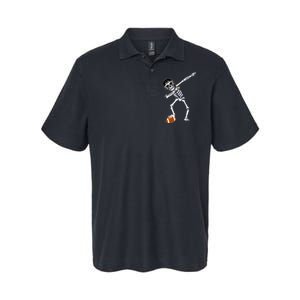 Dabbing Skeleton Football Dab Touchdown TD Softstyle Adult Sport Polo