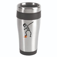 Dabbing Skeleton Football Dab Touchdown TD 16oz Travel Tumbler