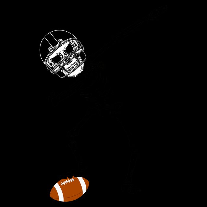 Dabbing Skeleton Football Dab Touchdown TD 16oz Travel Tumbler