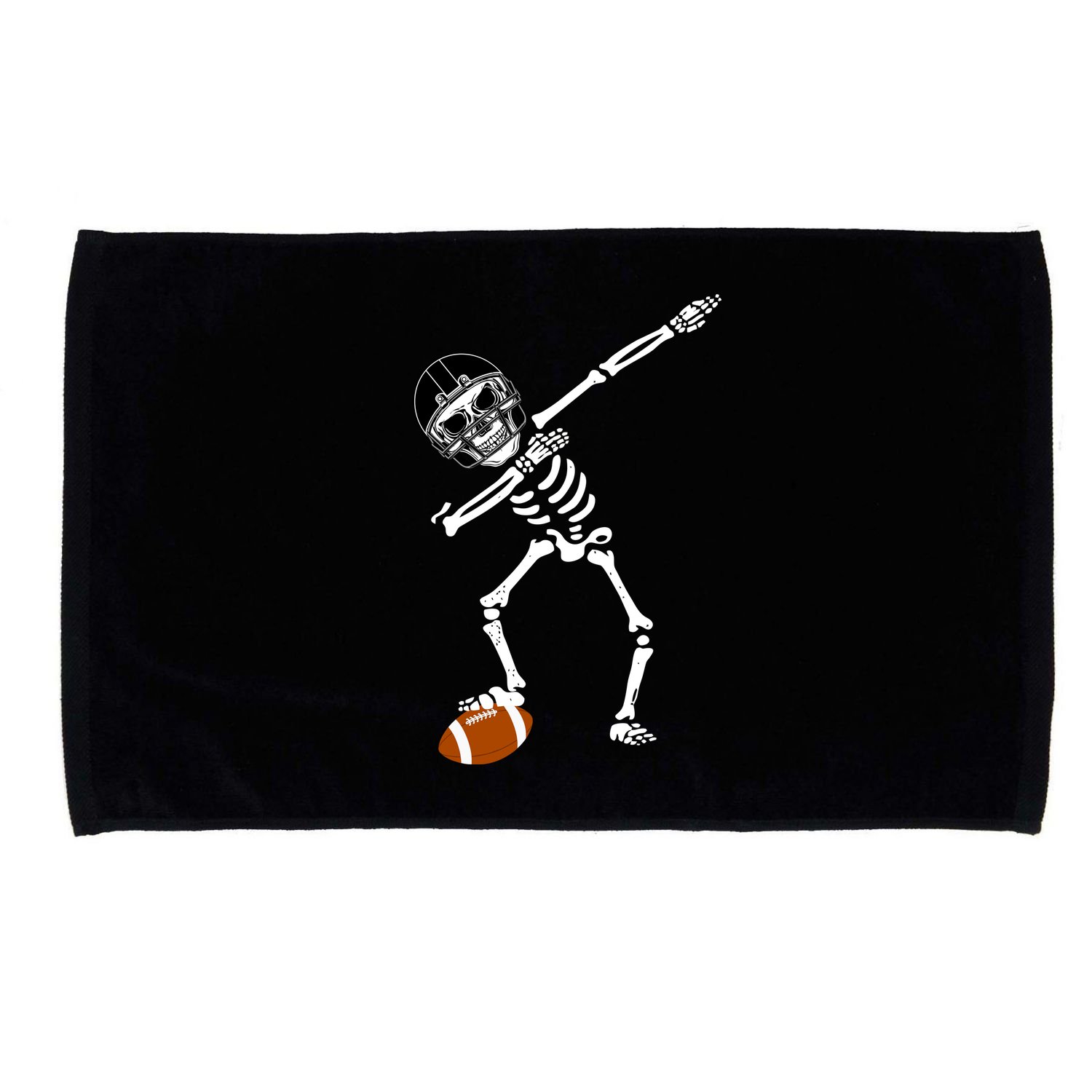 Dabbing Skeleton Football Dab Touchdown TD Microfiber Hand Towel