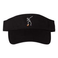 Dabbing Skeleton Football Dab Touchdown TD Visor