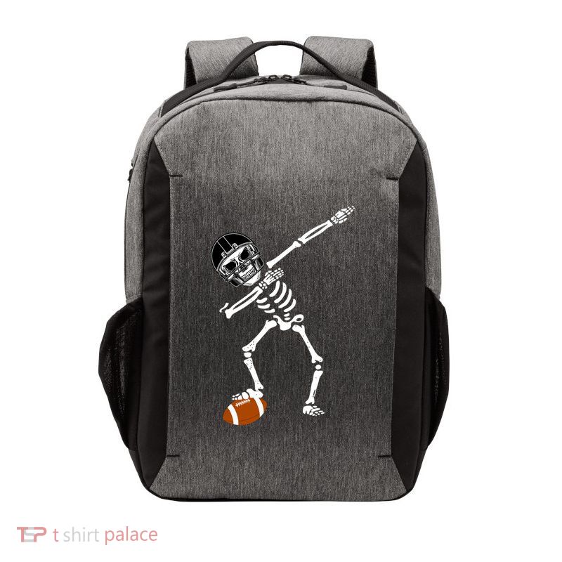 Dabbing Skeleton Football Dab Touchdown TD Vector Backpack