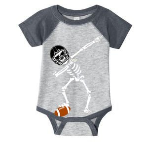 Dabbing Skeleton Football Dab Touchdown TD Infant Baby Jersey Bodysuit