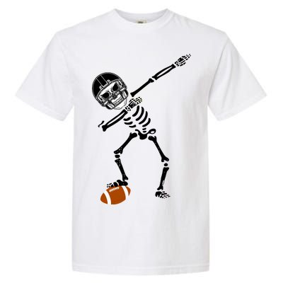 Dabbing Skeleton Football Dab Touchdown TD Garment-Dyed Heavyweight T-Shirt