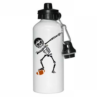 Dabbing Skeleton Football Dab Touchdown TD Aluminum Water Bottle 