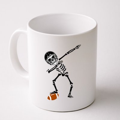 Dabbing Skeleton Football Dab Touchdown TD Coffee Mug