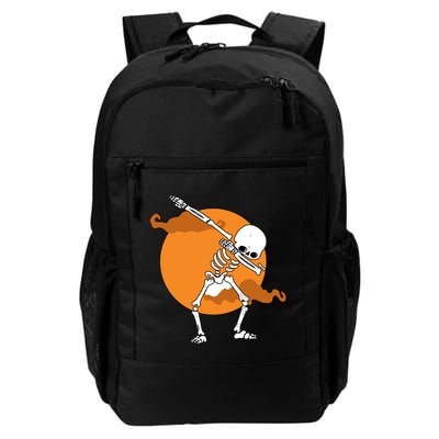 Dabbing Skeleton Halloween Moon Backpack