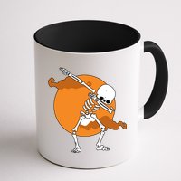 Dabbing Skeleton Halloween Moon Mug