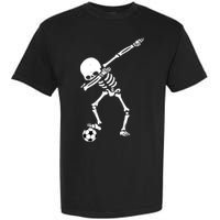 Dabbing Skeleton Soccer Dab Garment-Dyed Heavyweight T-Shirt