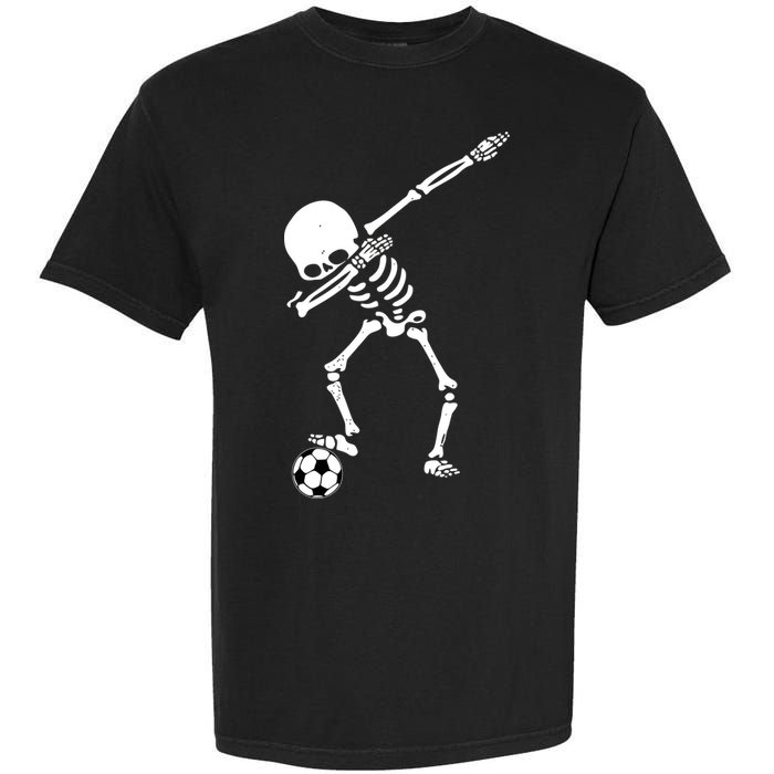 Dabbing Skeleton Soccer Dab Garment-Dyed Heavyweight T-Shirt
