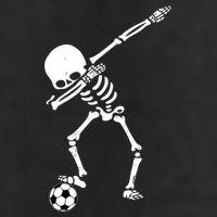 Dabbing Skeleton Soccer Dab Garment-Dyed Heavyweight T-Shirt