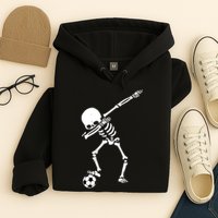 Dabbing Skeleton Soccer Dab Hoodie