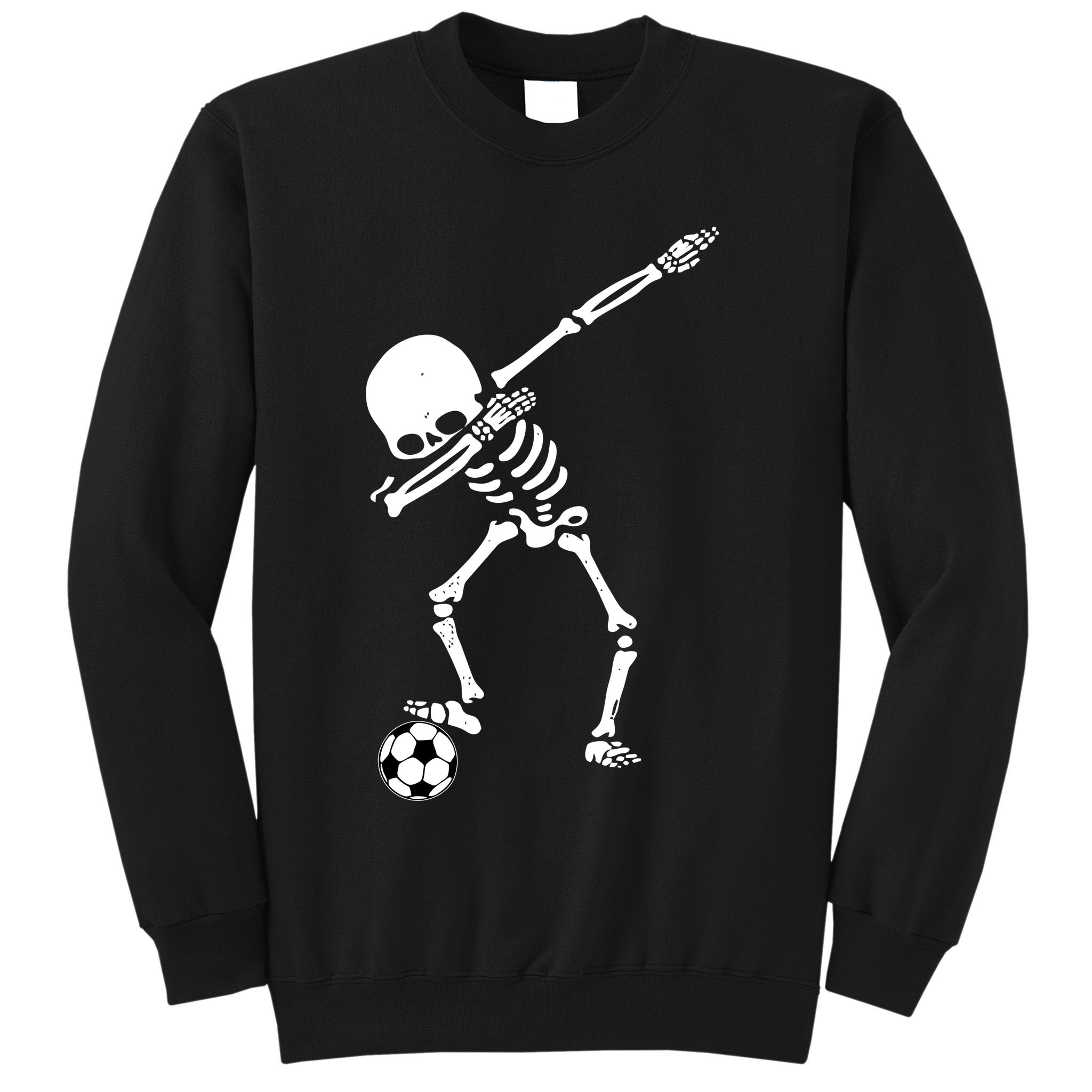 Dabbing Skeleton Soccer Dab Sweatshirt