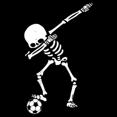 Dabbing Skeleton Soccer Dab T-Shirt