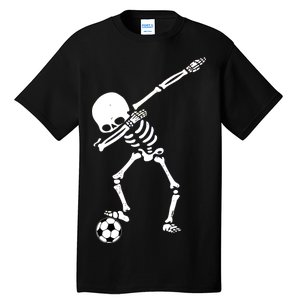 Dabbing Skeleton Soccer Dab Tall T-Shirt