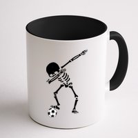 Dabbing Skeleton Soccer Dab Mug