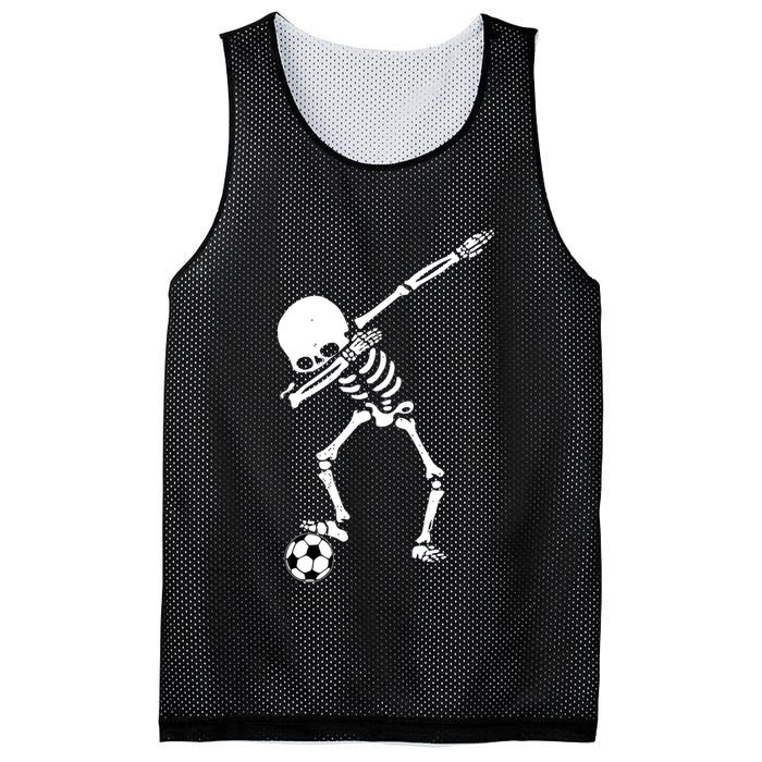 Dabbing Skeleton Soccer Dab Mesh Reversible Basketball Jersey Tank