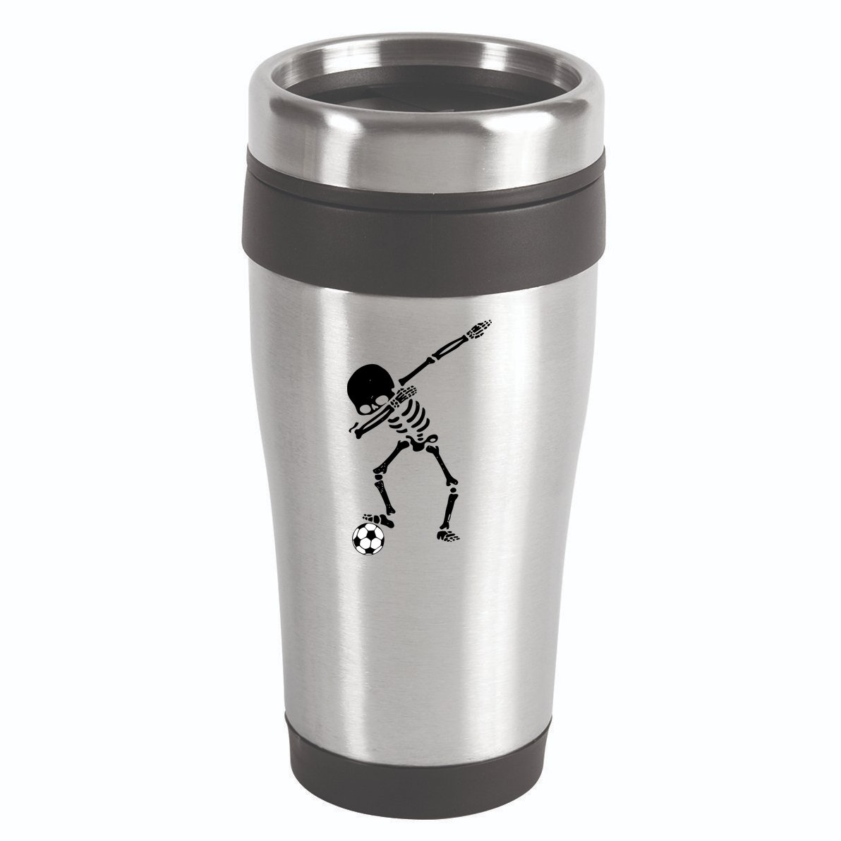 Dabbing Skeleton Soccer Dab 16oz Travel Tumbler