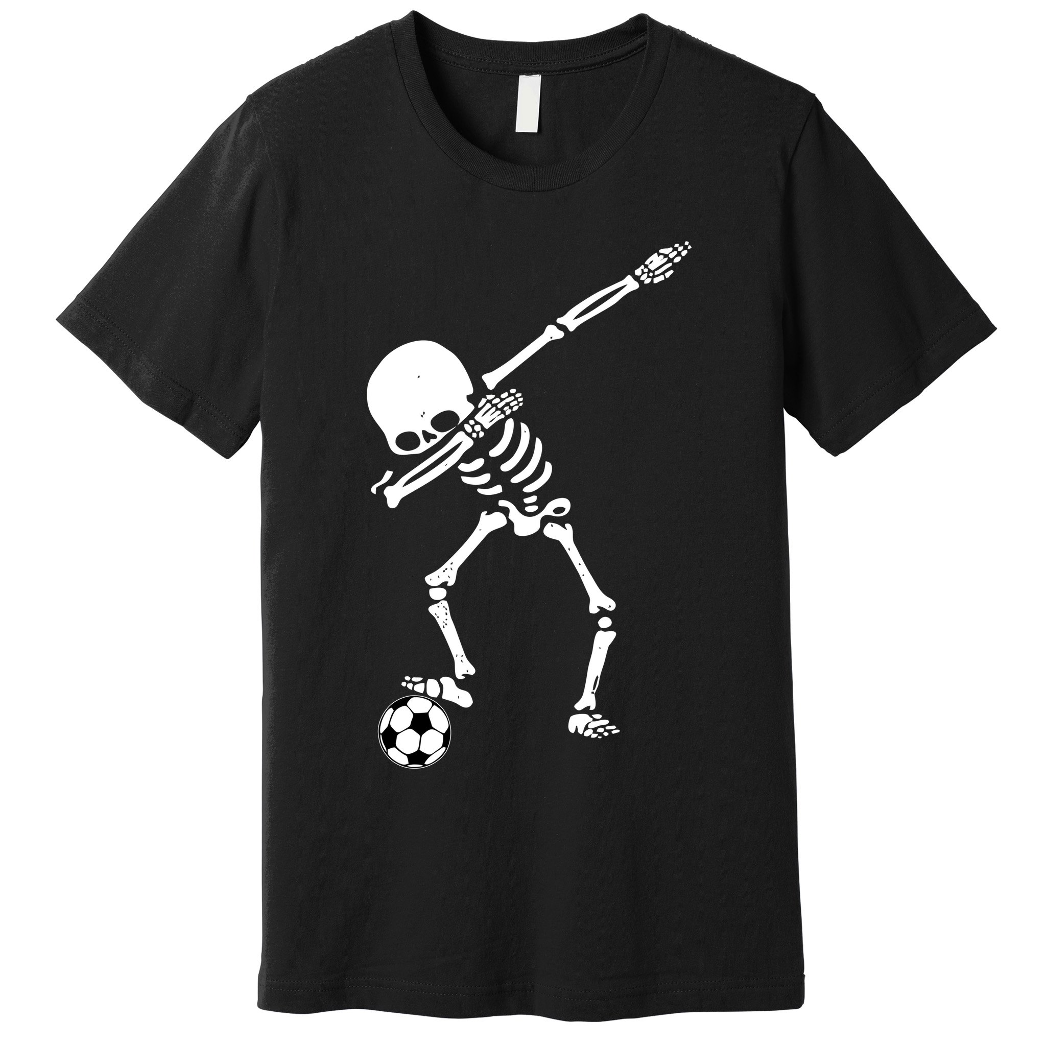 Dabbing Skeleton Soccer Dab Premium T-Shirt