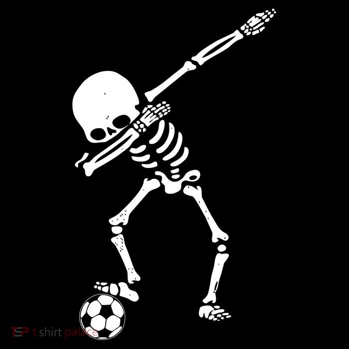 Dabbing Skeleton Soccer Dab Baby Bodysuit