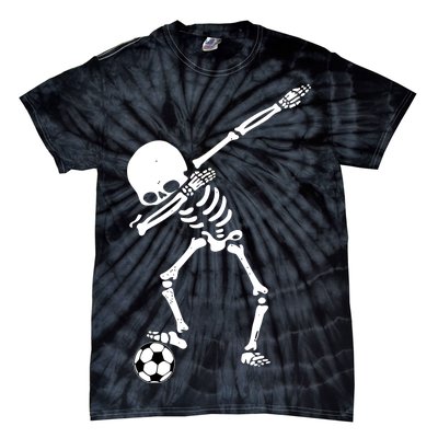 Dabbing Skeleton Soccer Dab Tie-Dye T-Shirt