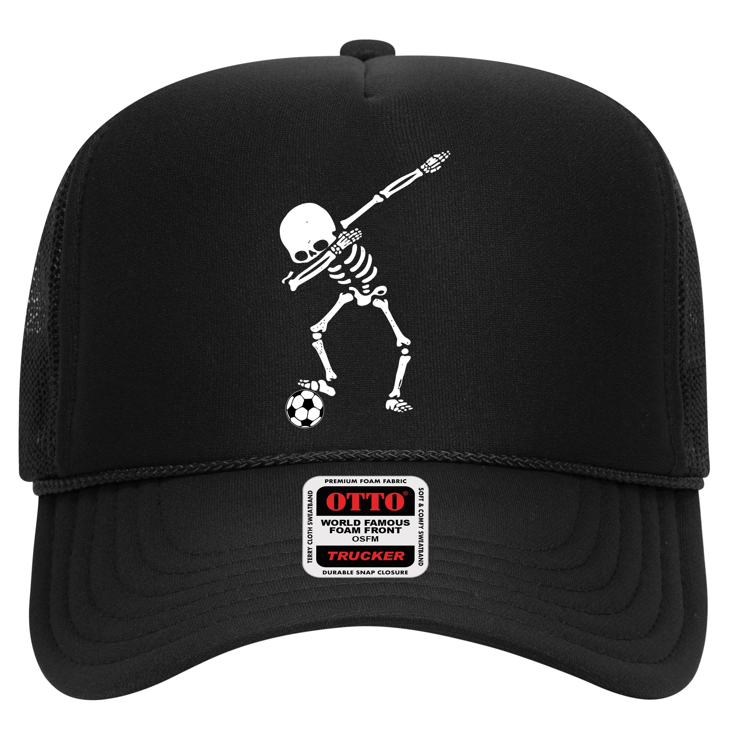 Dabbing Skeleton Soccer Dab Hat