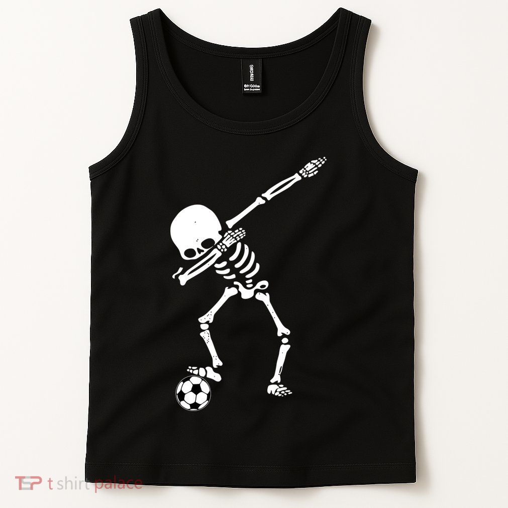 Dabbing Skeleton Soccer Dab Tank Top