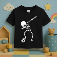 Dabbing Skeleton Soccer Dab Toddler T-Shirt