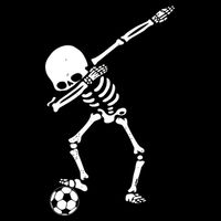 Dabbing Skeleton Soccer Dab Toddler T-Shirt