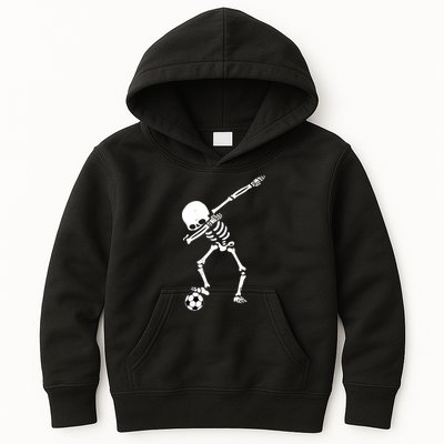 Dabbing Skeleton Soccer Dab Kids Hoodie