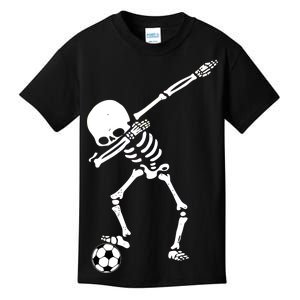 Dabbing Skeleton Soccer Dab Kids T-Shirt