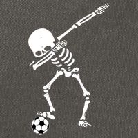 Dabbing Skeleton Soccer Dab Cotton Canvas Backpack