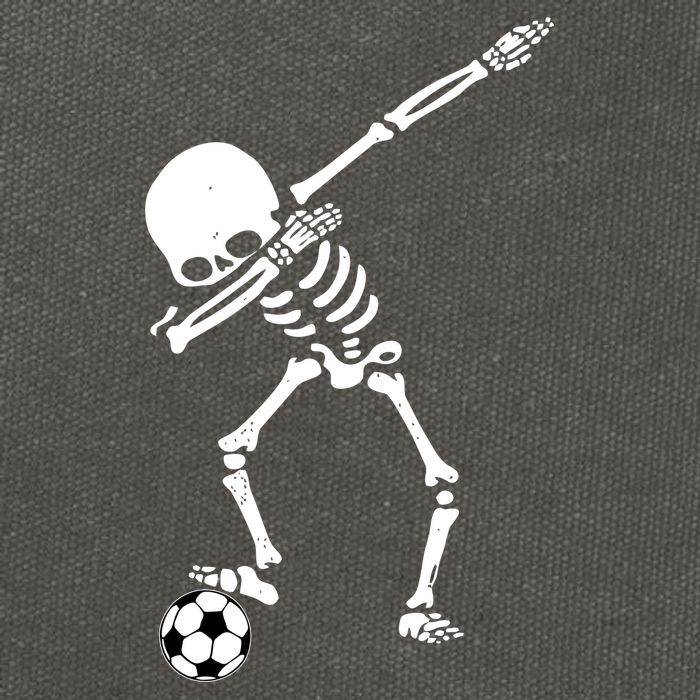 Dabbing Skeleton Soccer Dab Cotton Canvas Backpack