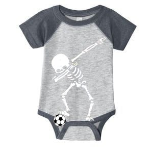 Dabbing Skeleton Soccer Dab Infant Baby Jersey Bodysuit