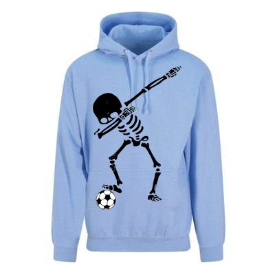 Dabbing Skeleton Soccer Dab Unisex Surf Hoodie