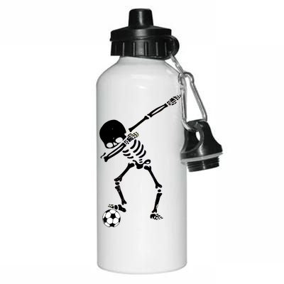 Dabbing Skeleton Soccer Dab Aluminum Water Bottle 