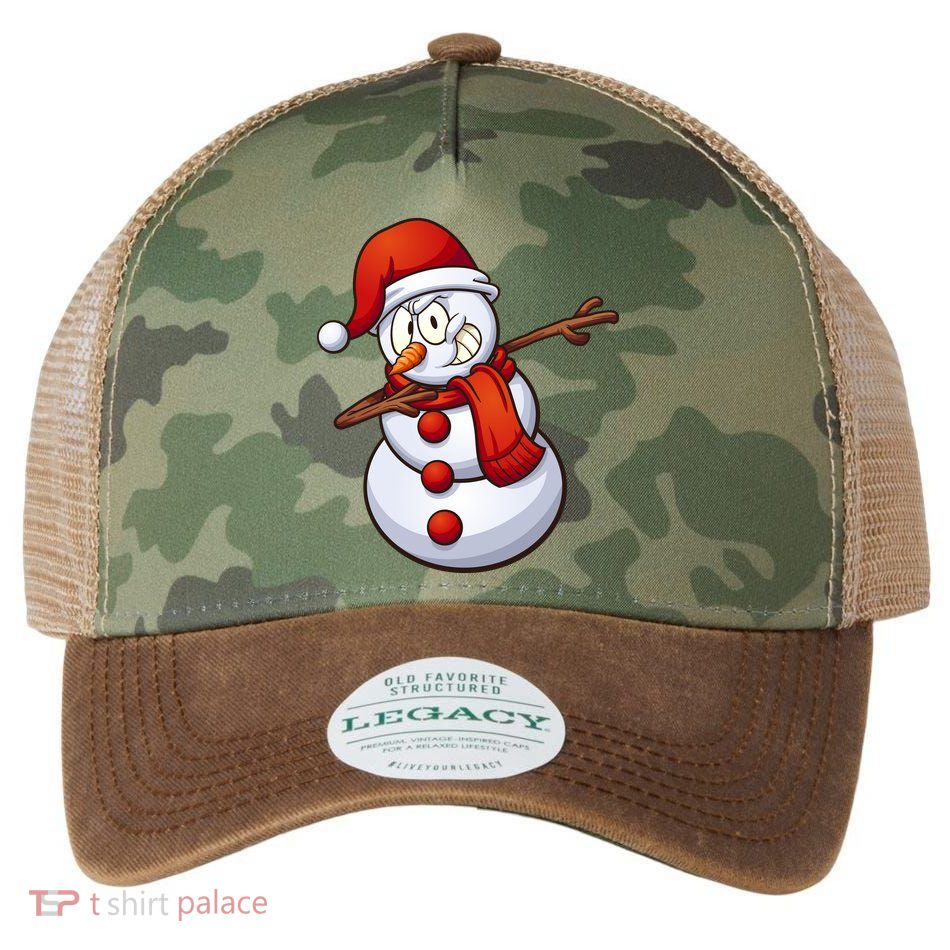 Dabbing Snowman Legacy Tie Dye Trucker Hat
