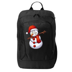 Dabbing Snowman City Backpack